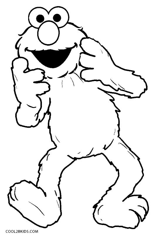 Free Printable Elmo Coloring Pages