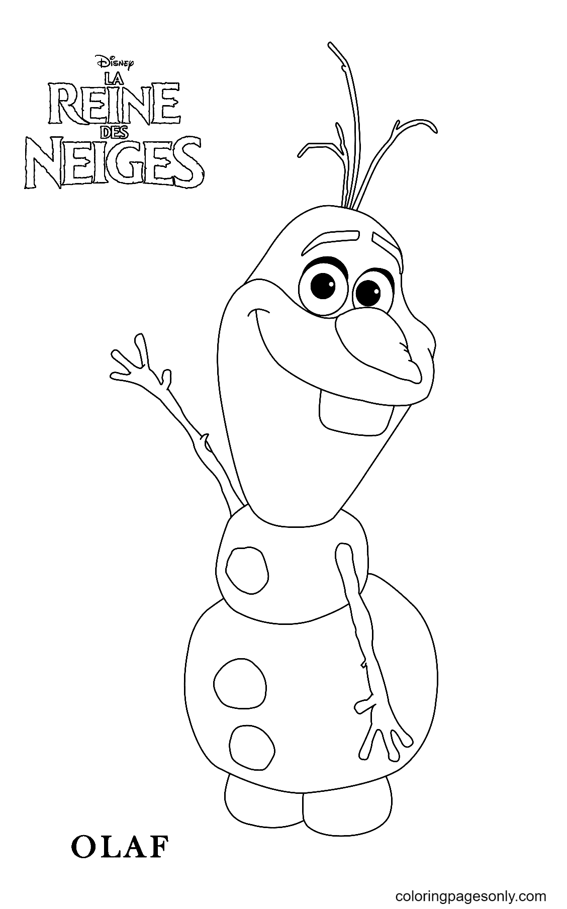 Amigável Olaf de Olaf