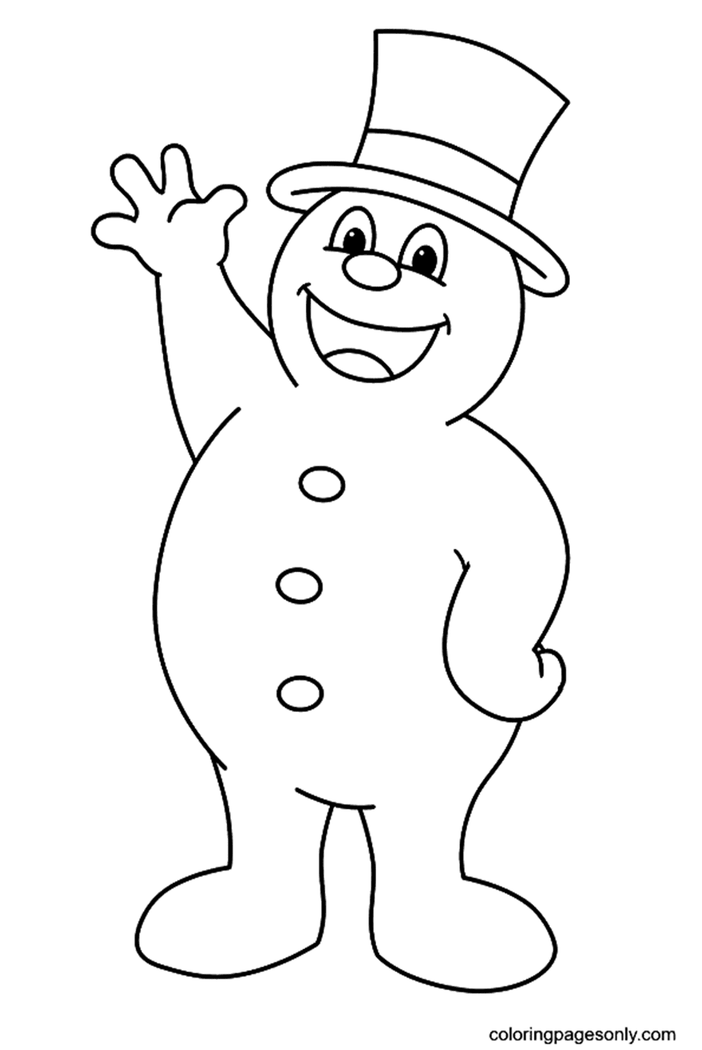 Frosty il pupazzo di neve che saluta from Pupazzo di neve
