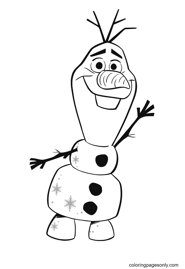Olaf congelato da Olaf