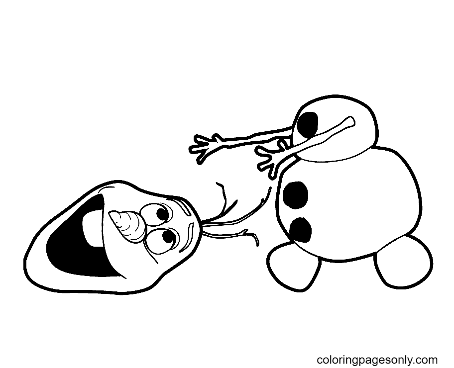 Olaf divertido de Olaf