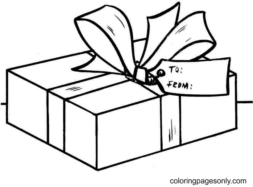 Gifts Presents Xmas Coloring Pages