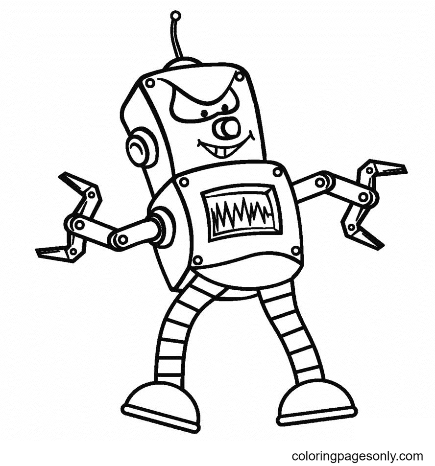 Robô bonito de Robot