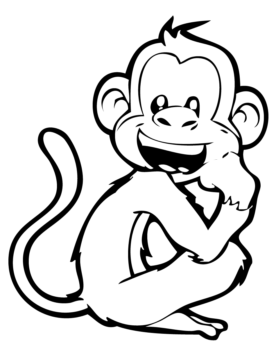 Счастливая обезьянка от обезьяны