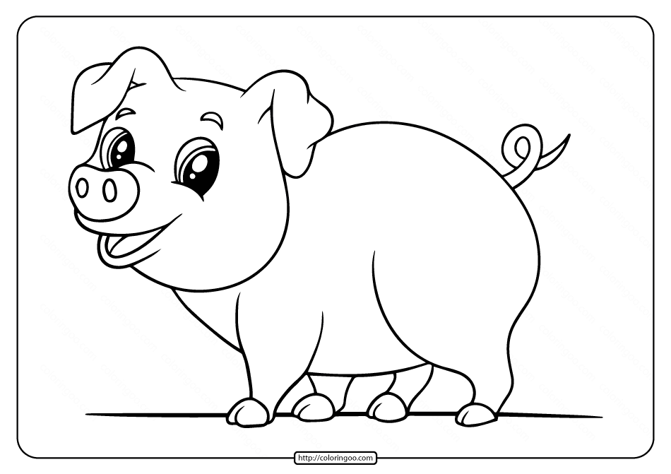 Смеющийся поросёнок из мультфильма "Свинья"