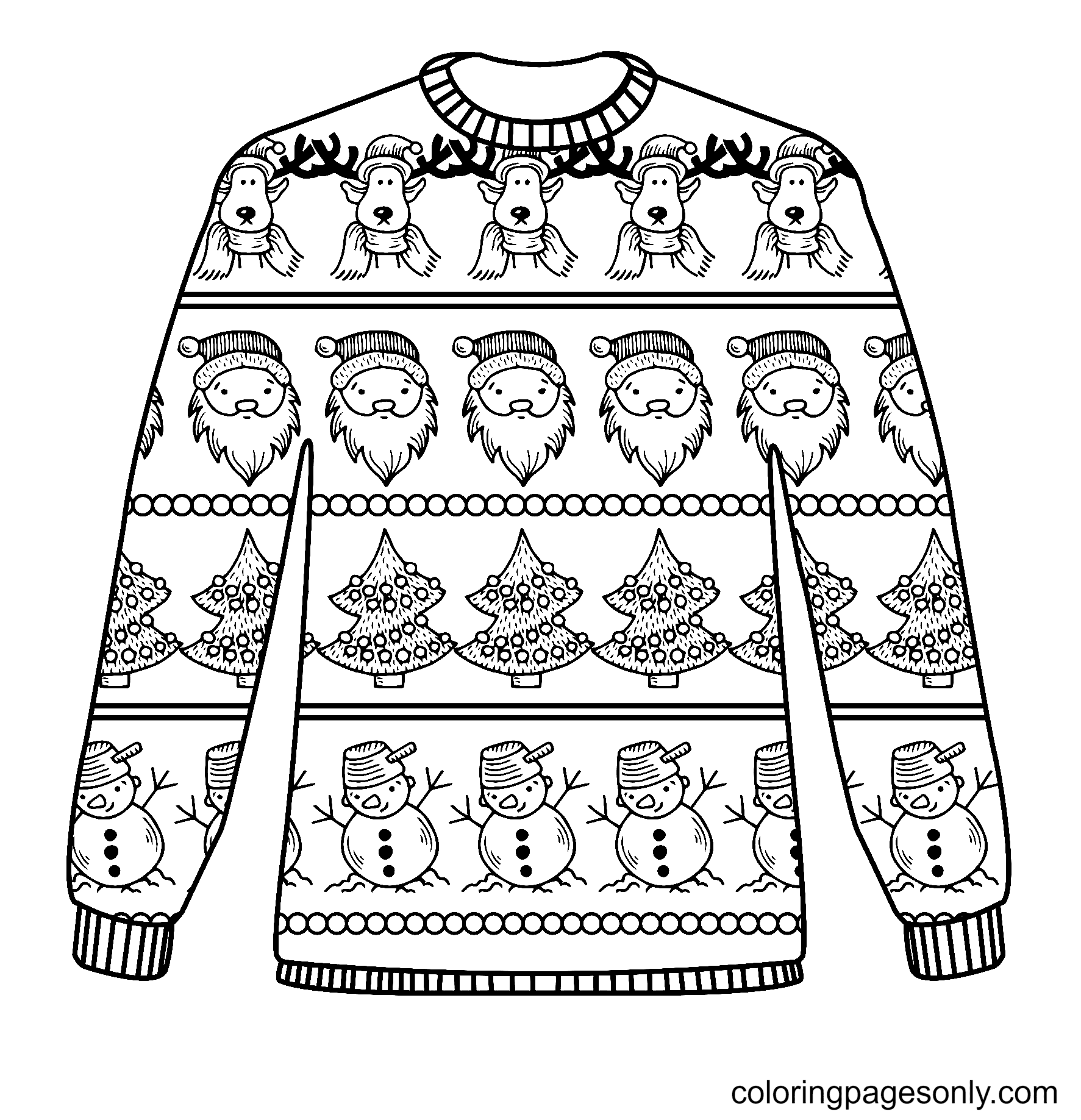 Joli pull de Noël de Christmas Sweater
