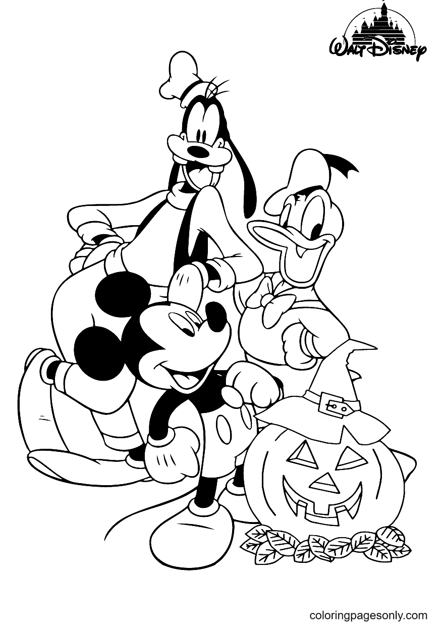 Mickey y sus amigos en Halloween de Disney Halloween