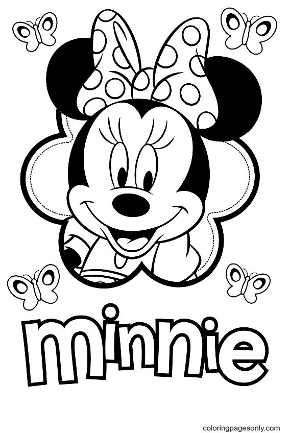 Minnie Mouse Party Ideas Coloring Pages
