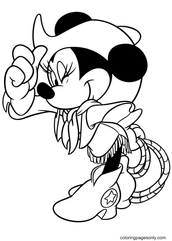 Minnie como uma vaqueira from Minnie Mouse
