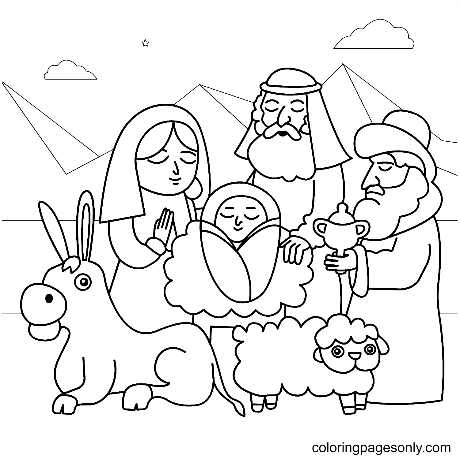 Belén de Navidad Religiosa