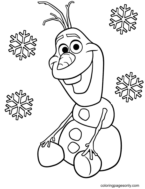 Pupazzo di neve Olaf da Olaf