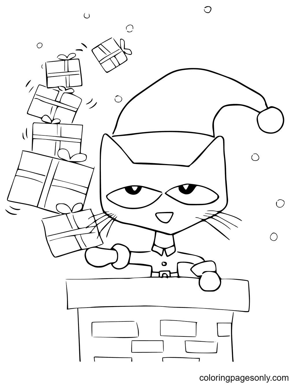 Pete de kat redt Kerstmis van kerstdieren