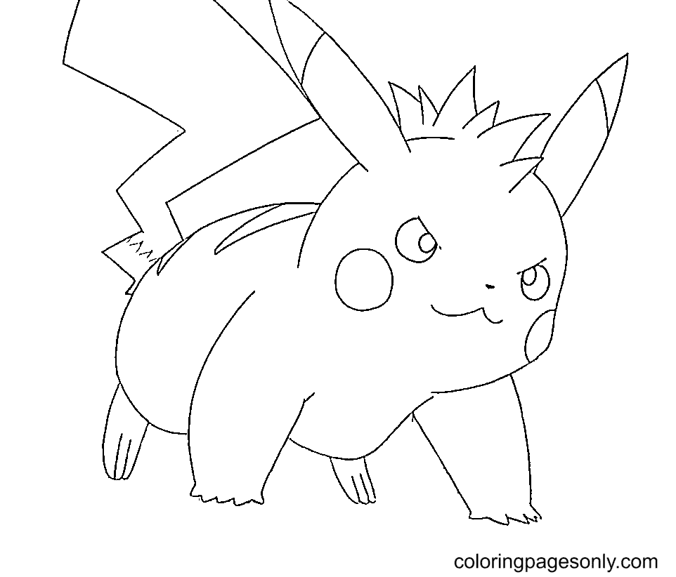 Pokemon Pikachu Free Coloring Pages Free Printable Coloring Pages