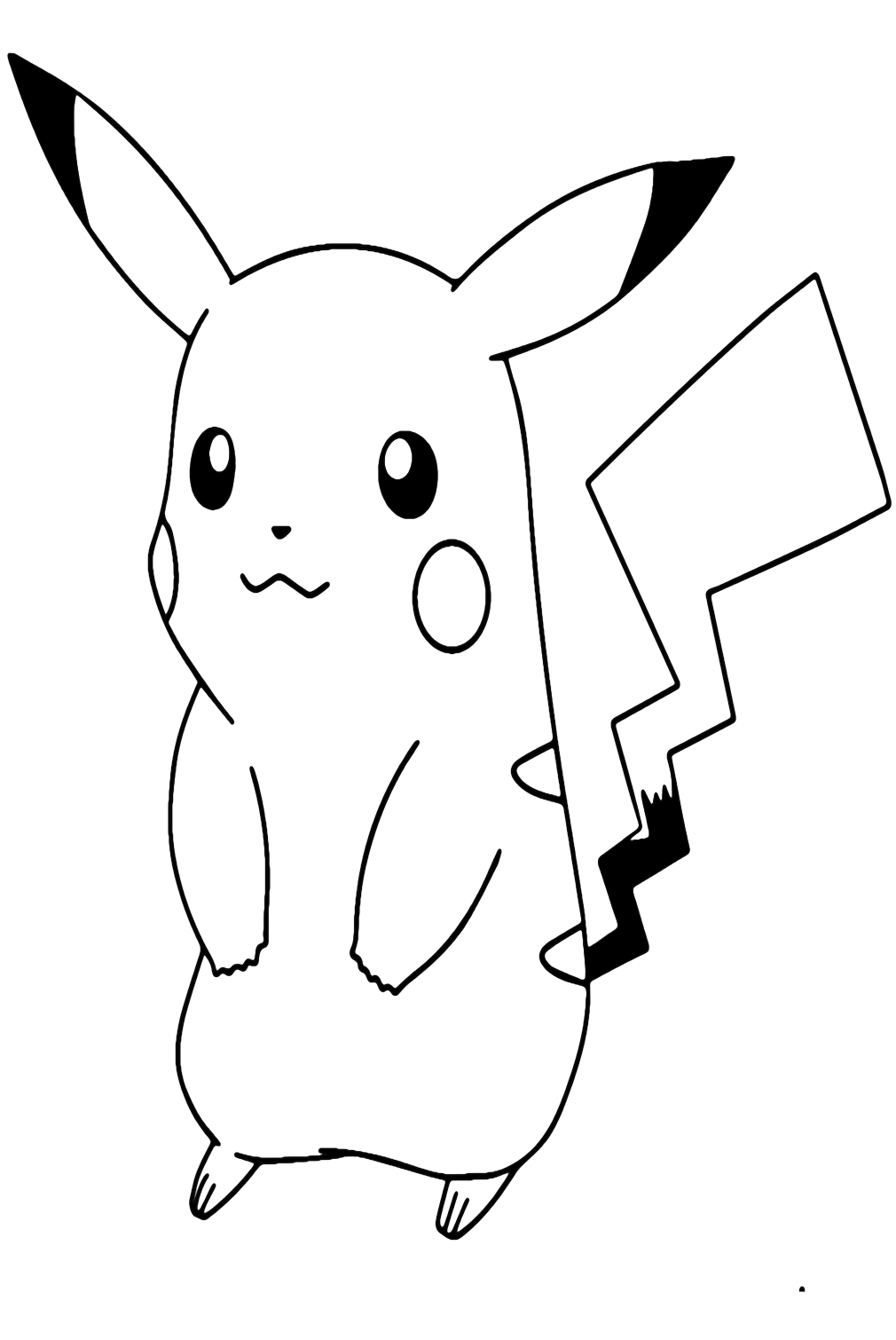 Pokemon Go Pikachu Coloring Pages