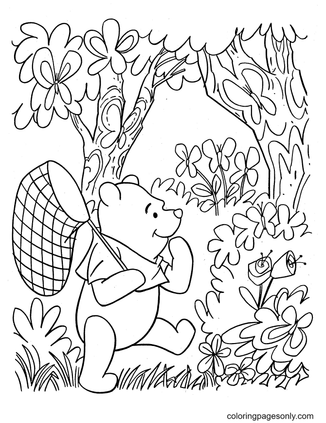 Pooh geht Schmetterlinge fangen von Winnie The Pooh