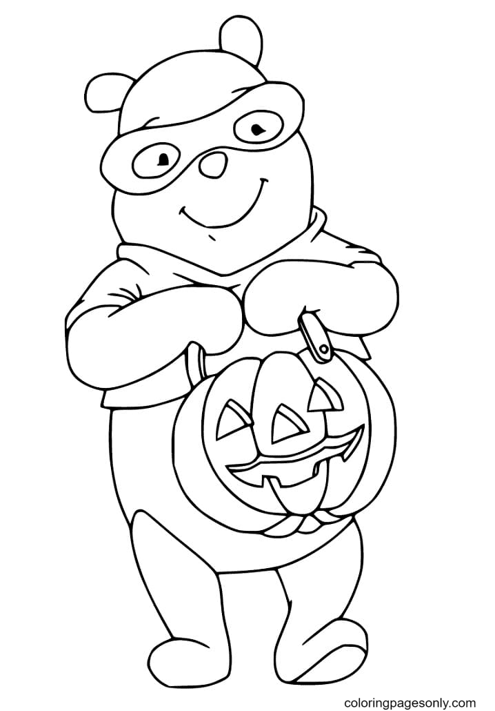 Bolsa Pooh e Abóbora da Disney Halloween