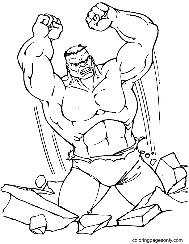 Kraftvoller Hulk von Hulk