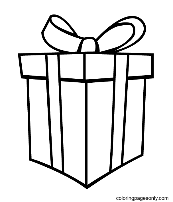 Presents Xmas Gifts Coloring Pages