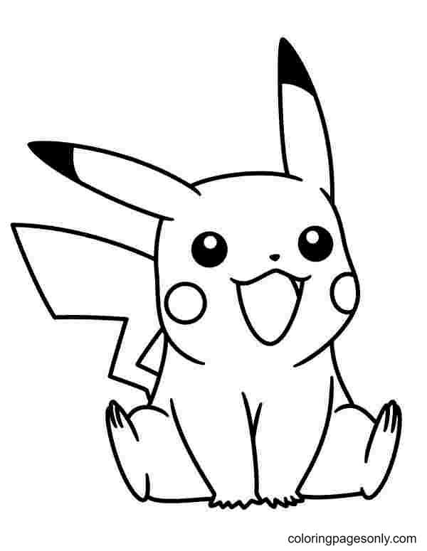 Como desenhar lindo Pikachu 