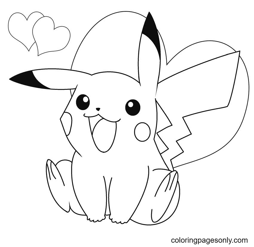 Como desenhar lindo Pikachu 