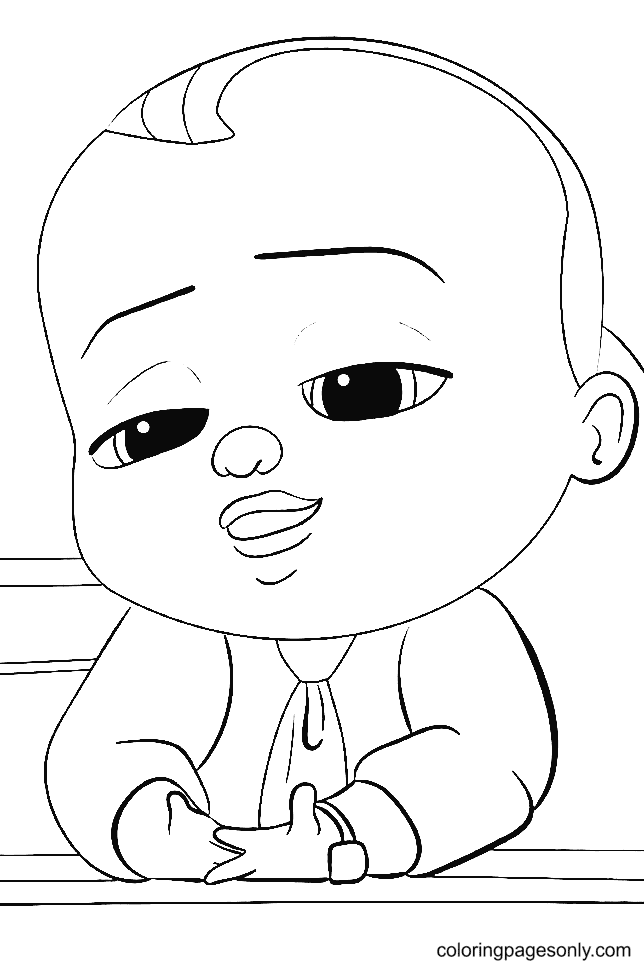 Print The Boss Baby Coloring Page