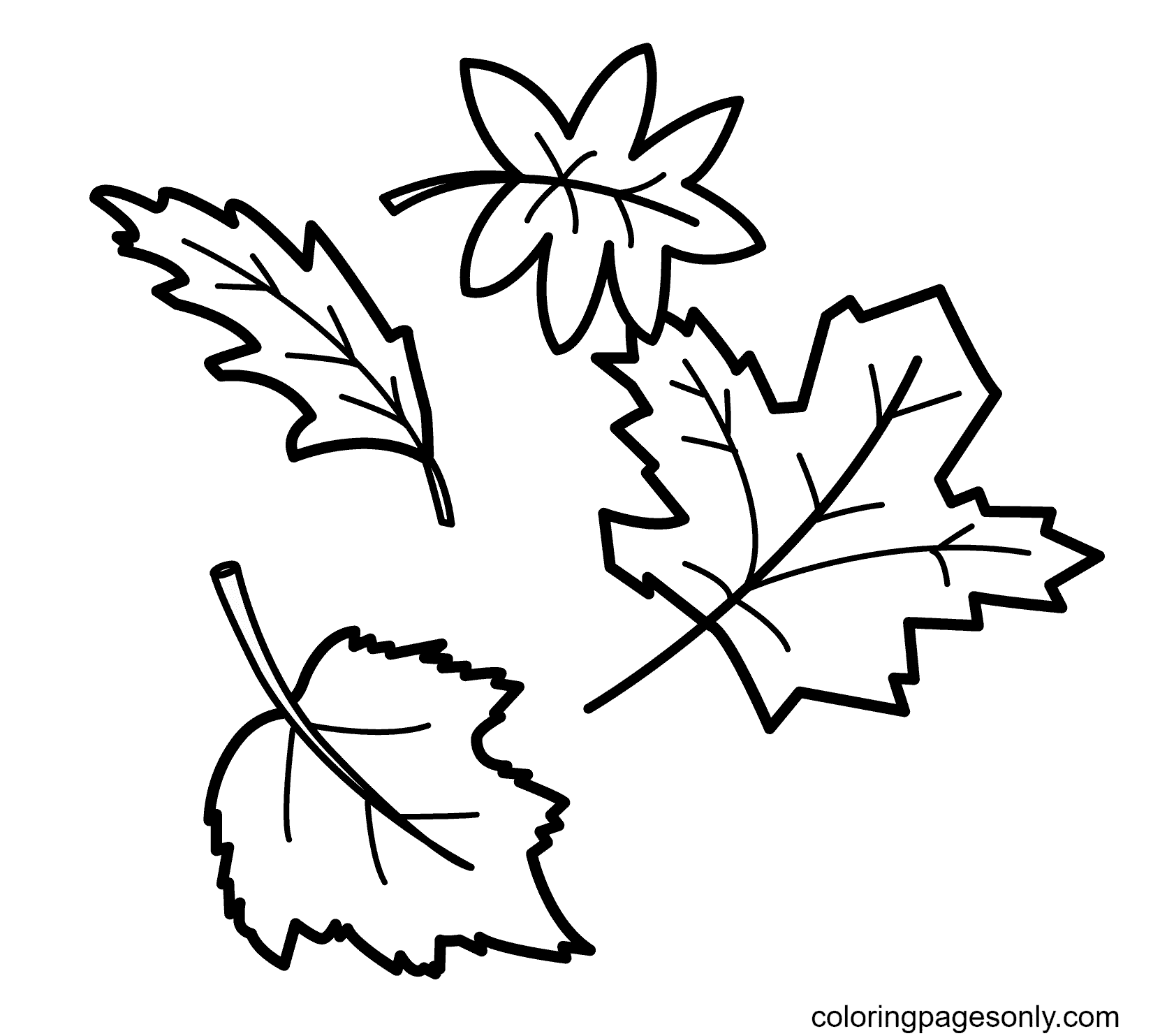 Folhas de outono para impressão em Folhas de outono