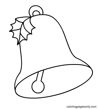 Printable Christmas Bells Coloring Pages