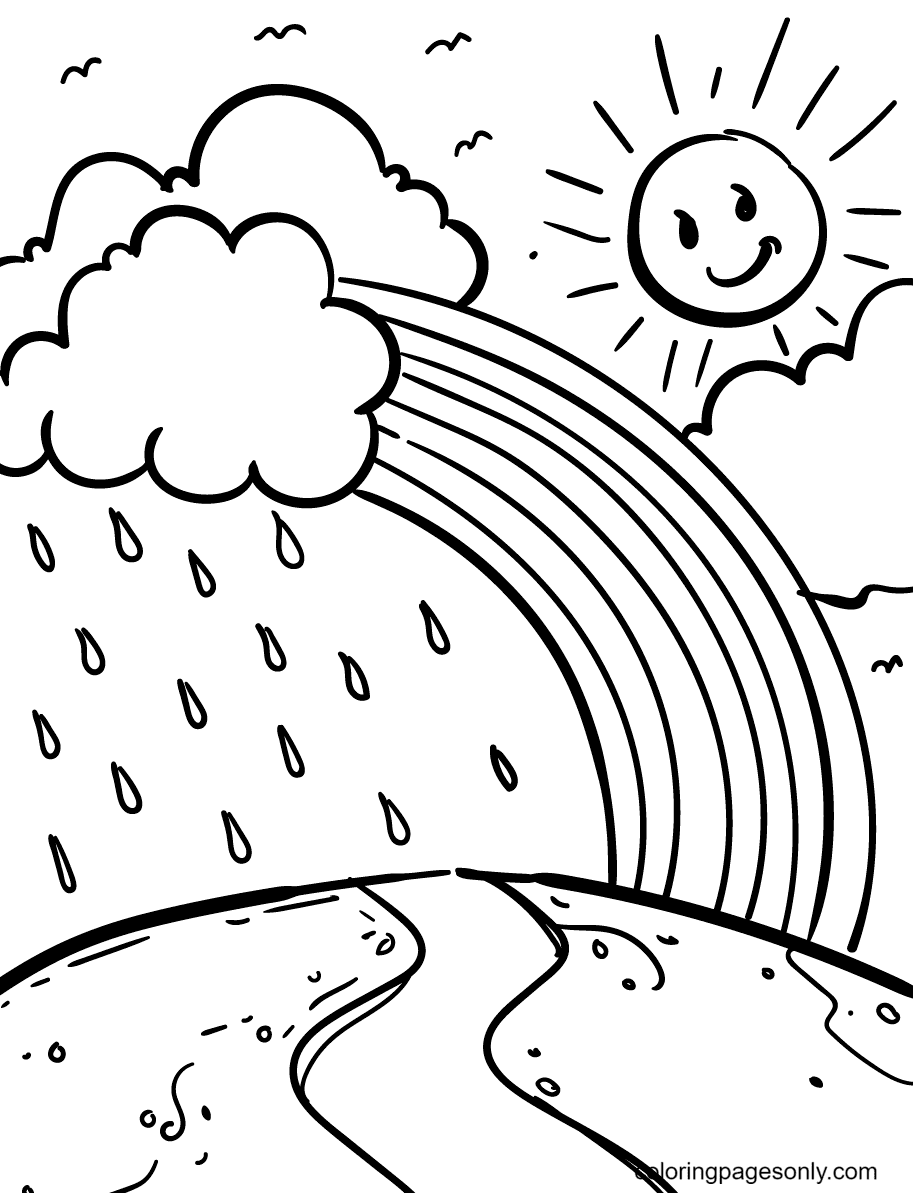 Радуга, солнце и дождь из «Радуги»