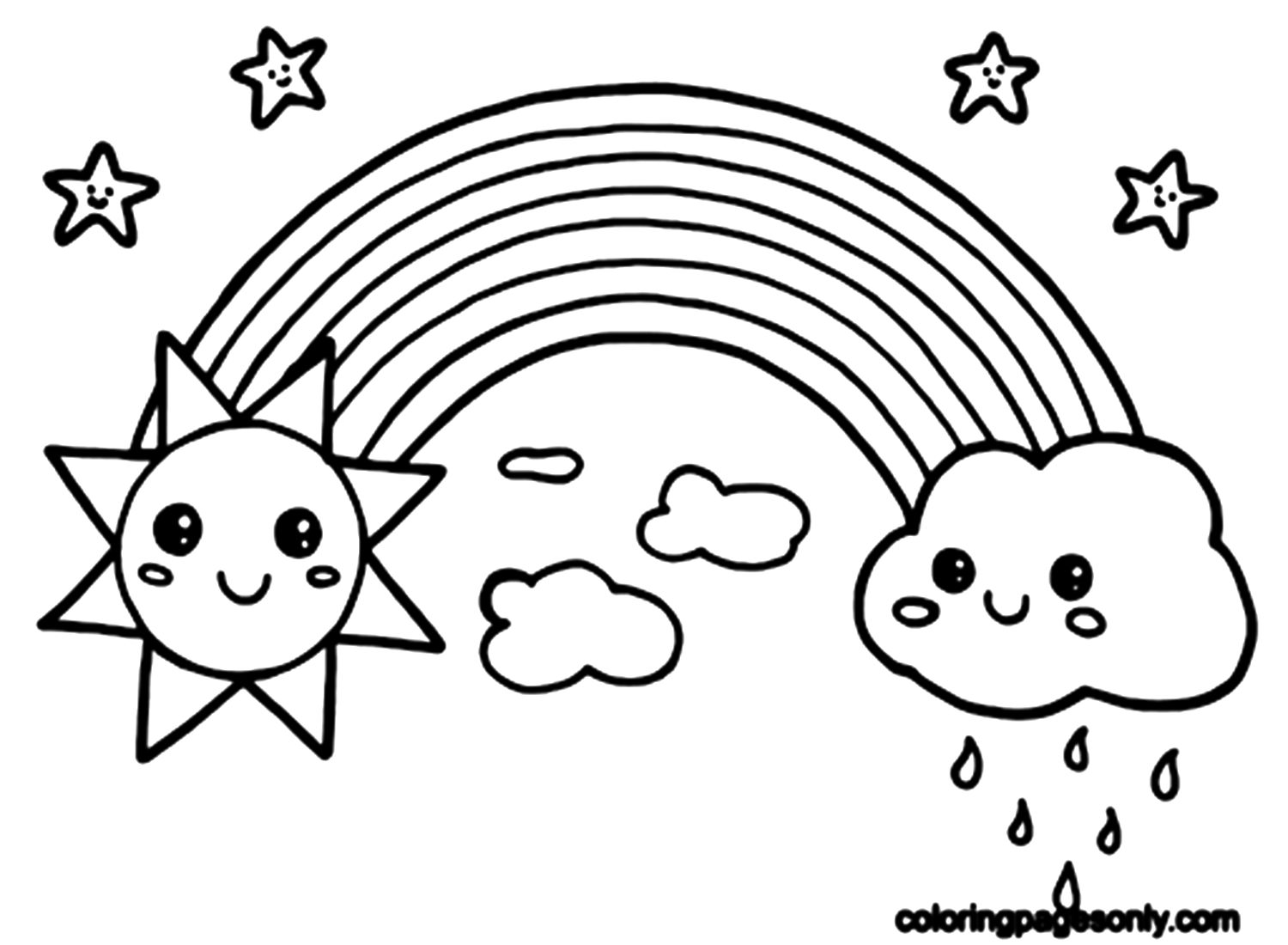 Printable Rainbow Coloring Pages Prntbl concejomunicipaldechinu gov co Printable Rainbow Coloring Pages Prntbl concejomunicipaldechinu gov co