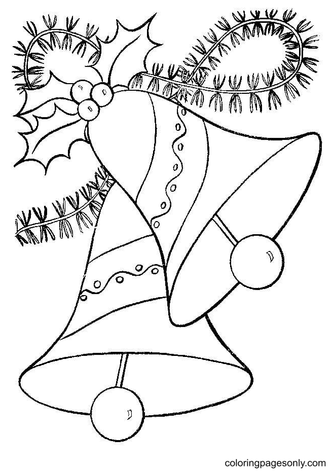 Ring the Christmas Bells Coloring Page