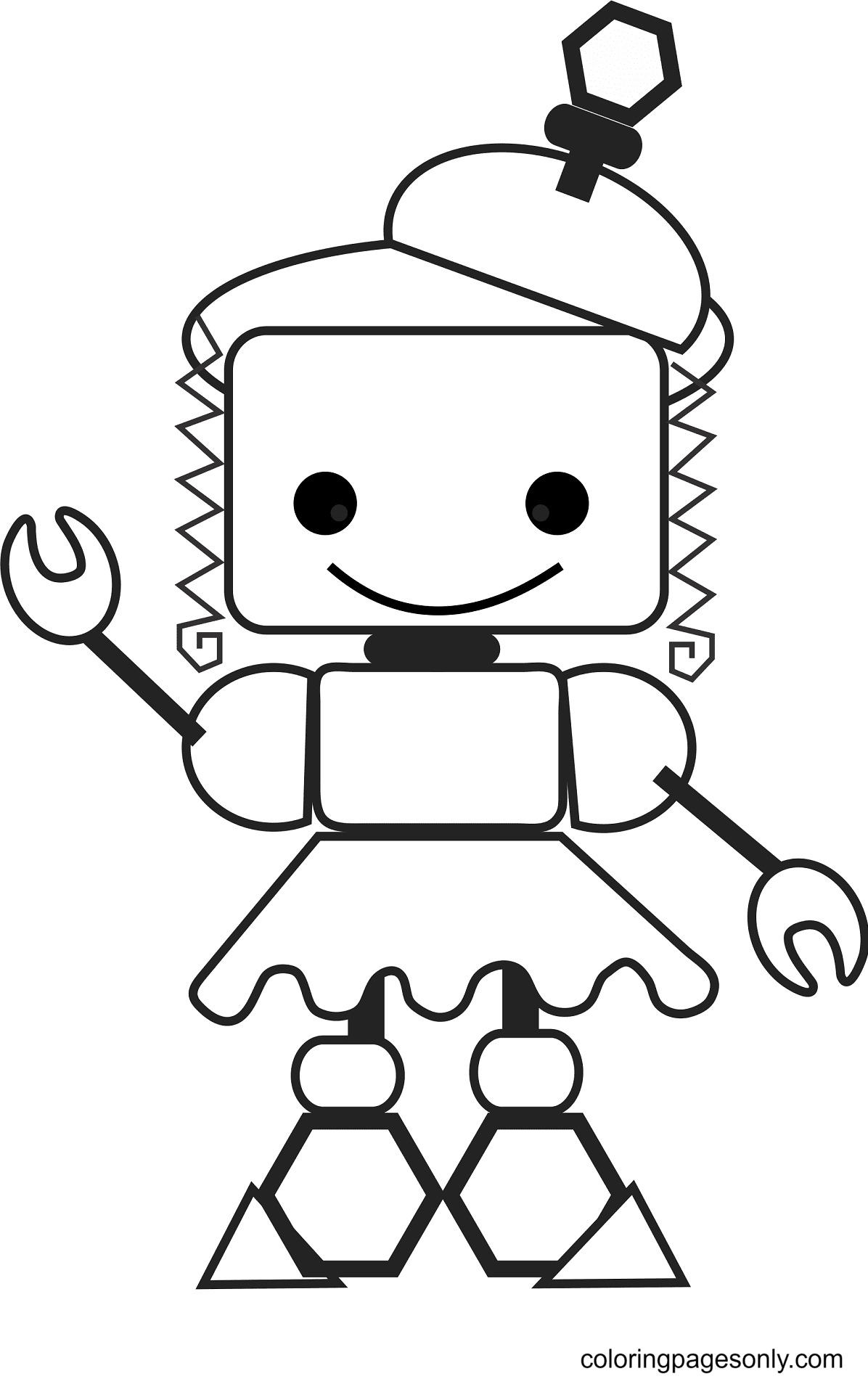 Девушка-робот из робота