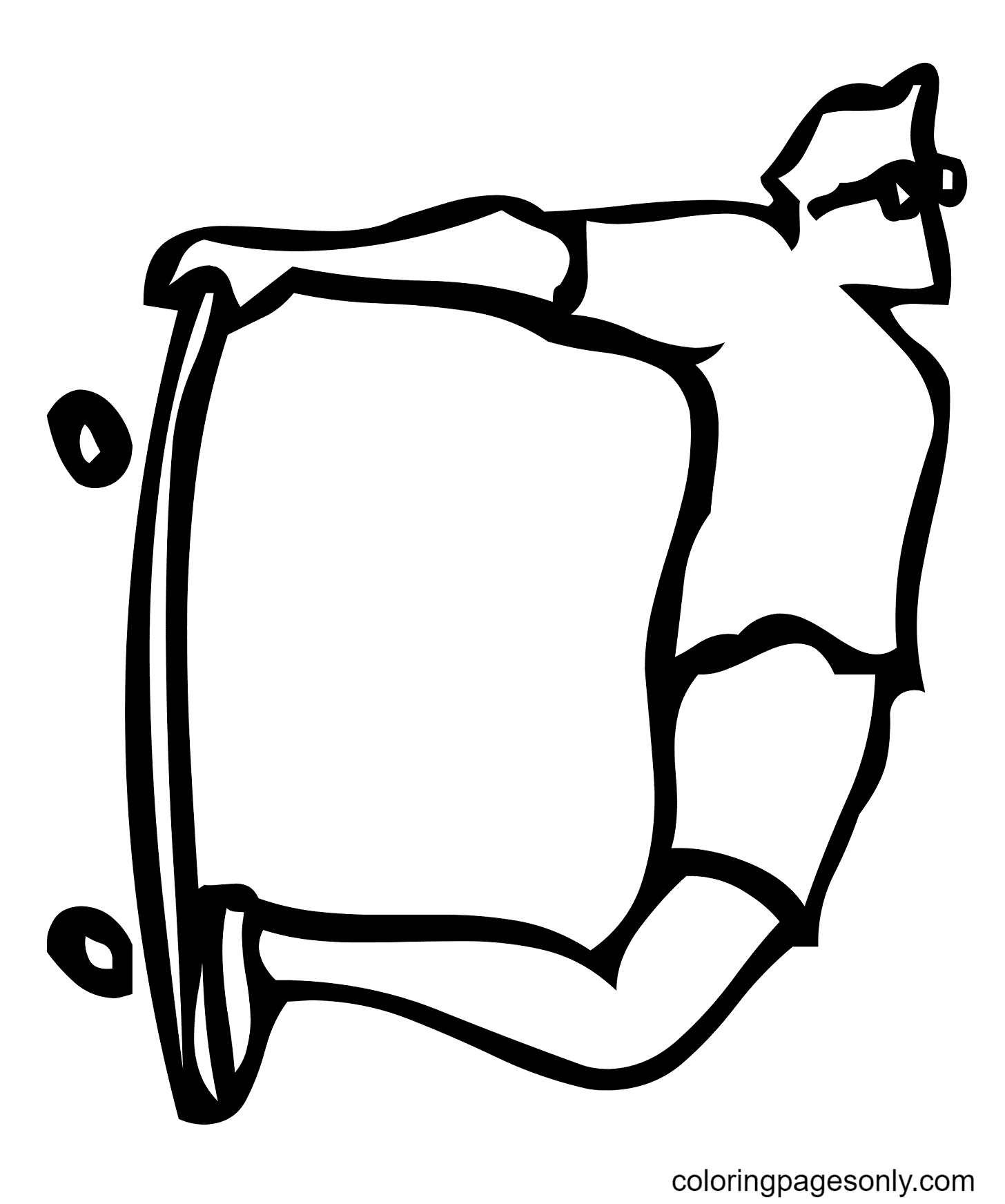 Skateboard Letter D Coloring Page