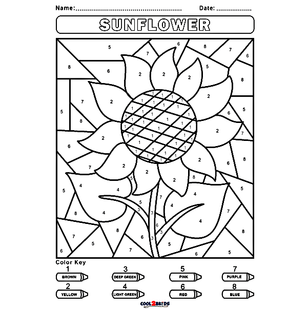Color by Number Coloring Pages - Coloring Pages For Kids And Adults