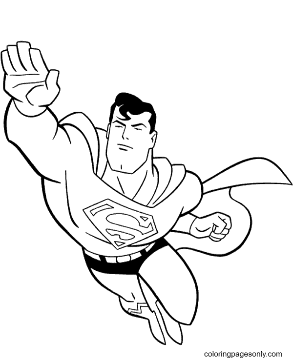 Superman-actie van Superman