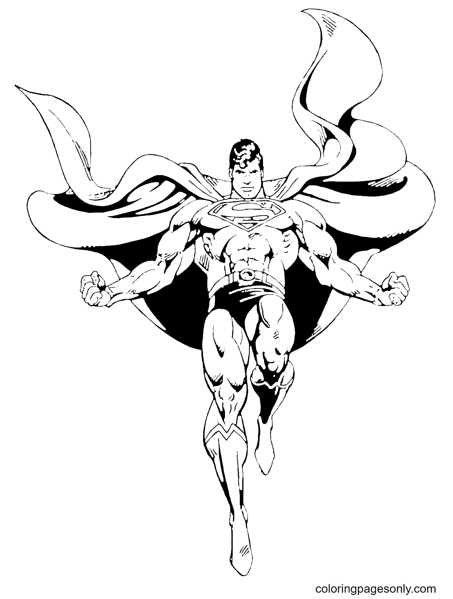 Супермен черно белый