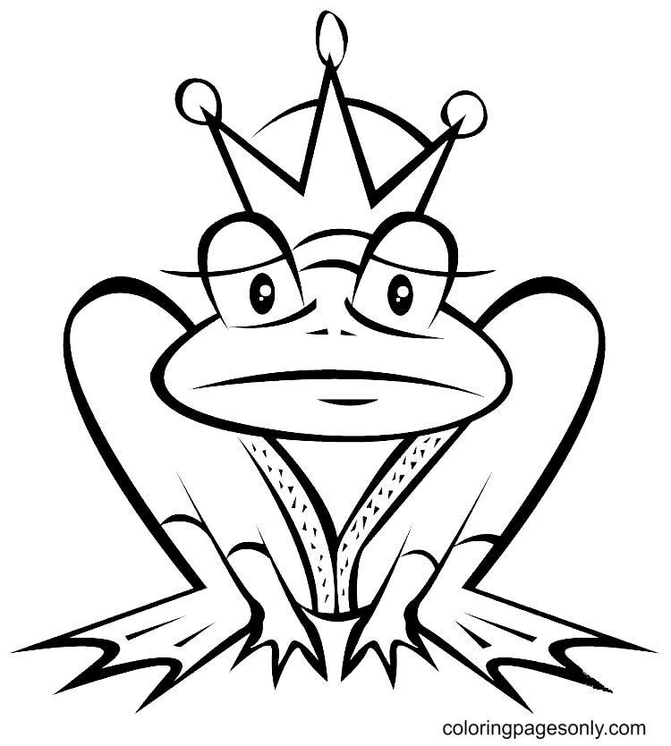 The Frog Prince Coloring Page