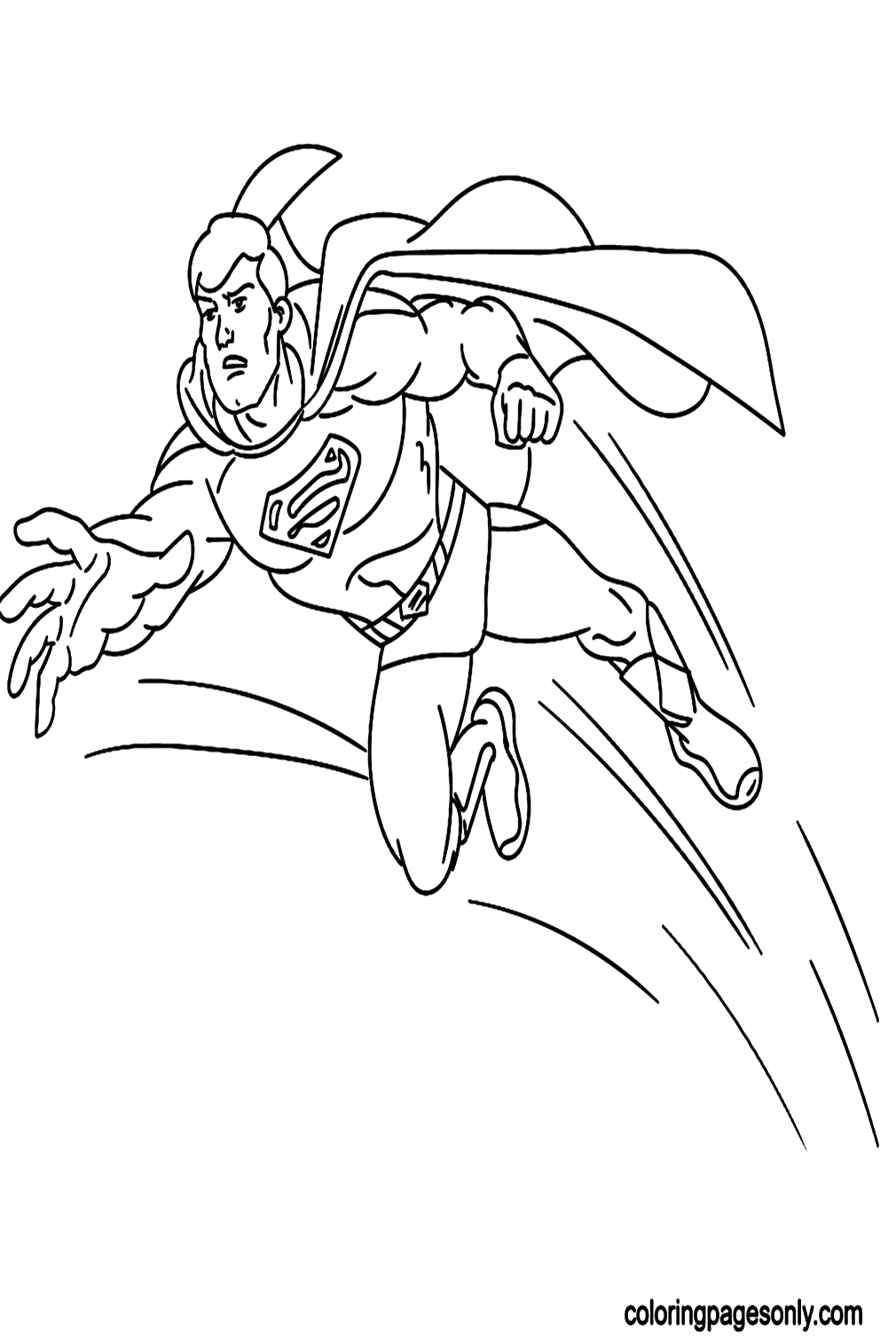 The Moving Up A Superman Coloring Pages