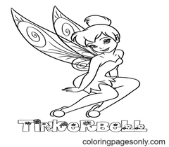 Tinkerbell para colorir