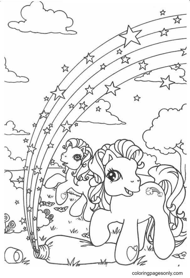 710 Collections Coloring Sheet Unicorn Rainbow  Free
