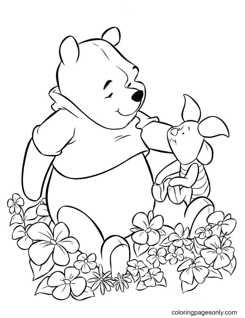 Winnie und Ferkel aus Winnie The Pooh