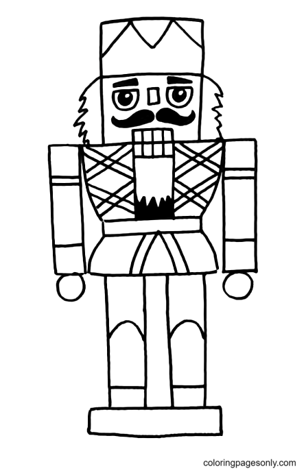 A Christmas Nutcracker Coloring Pages