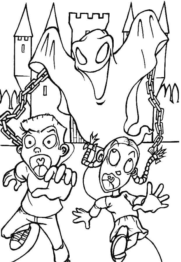 A Dangerous Ghostbusters Coloring Pages