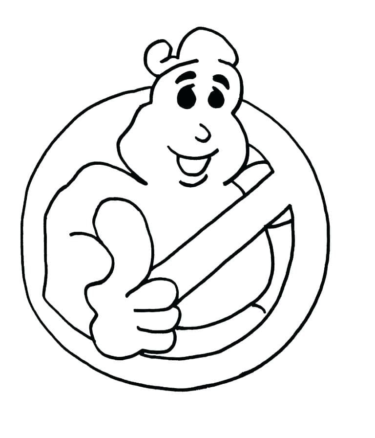 A Special Badge Worn By Hunter Coloring Page