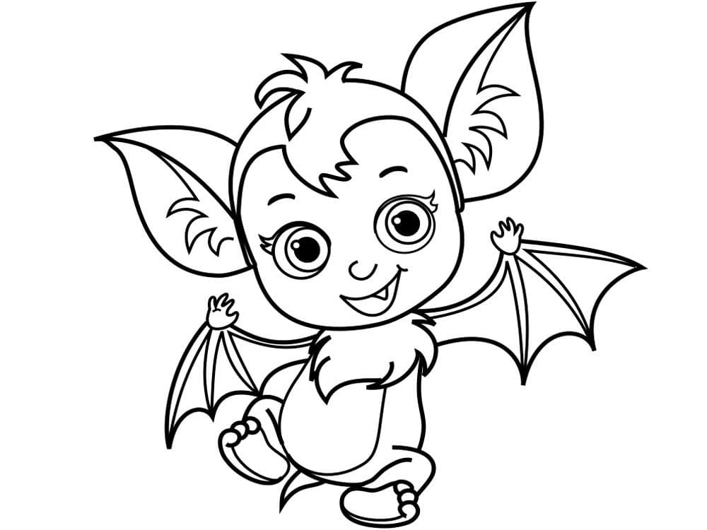 Amazing Vampirina Can Turn Into A Bat Coloring Pages