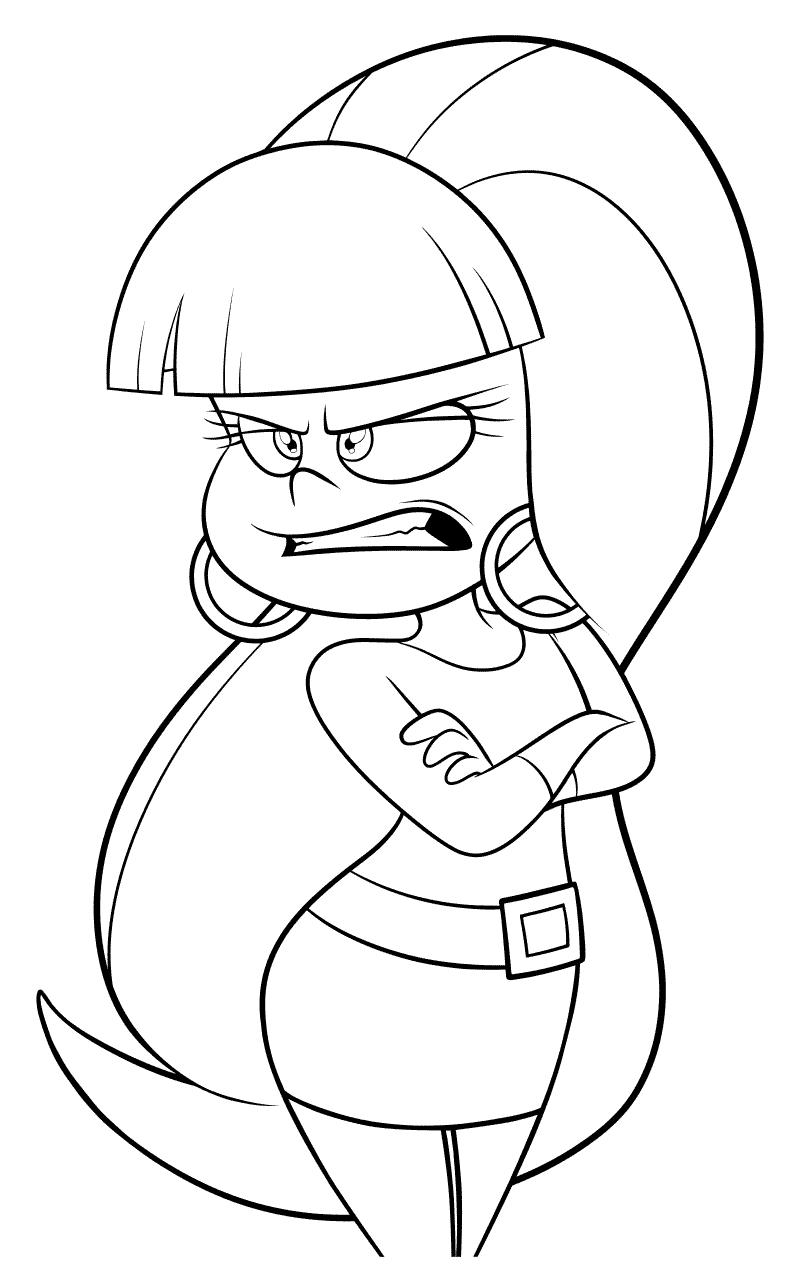 Angry Pacifica Northwest Coloring Pages