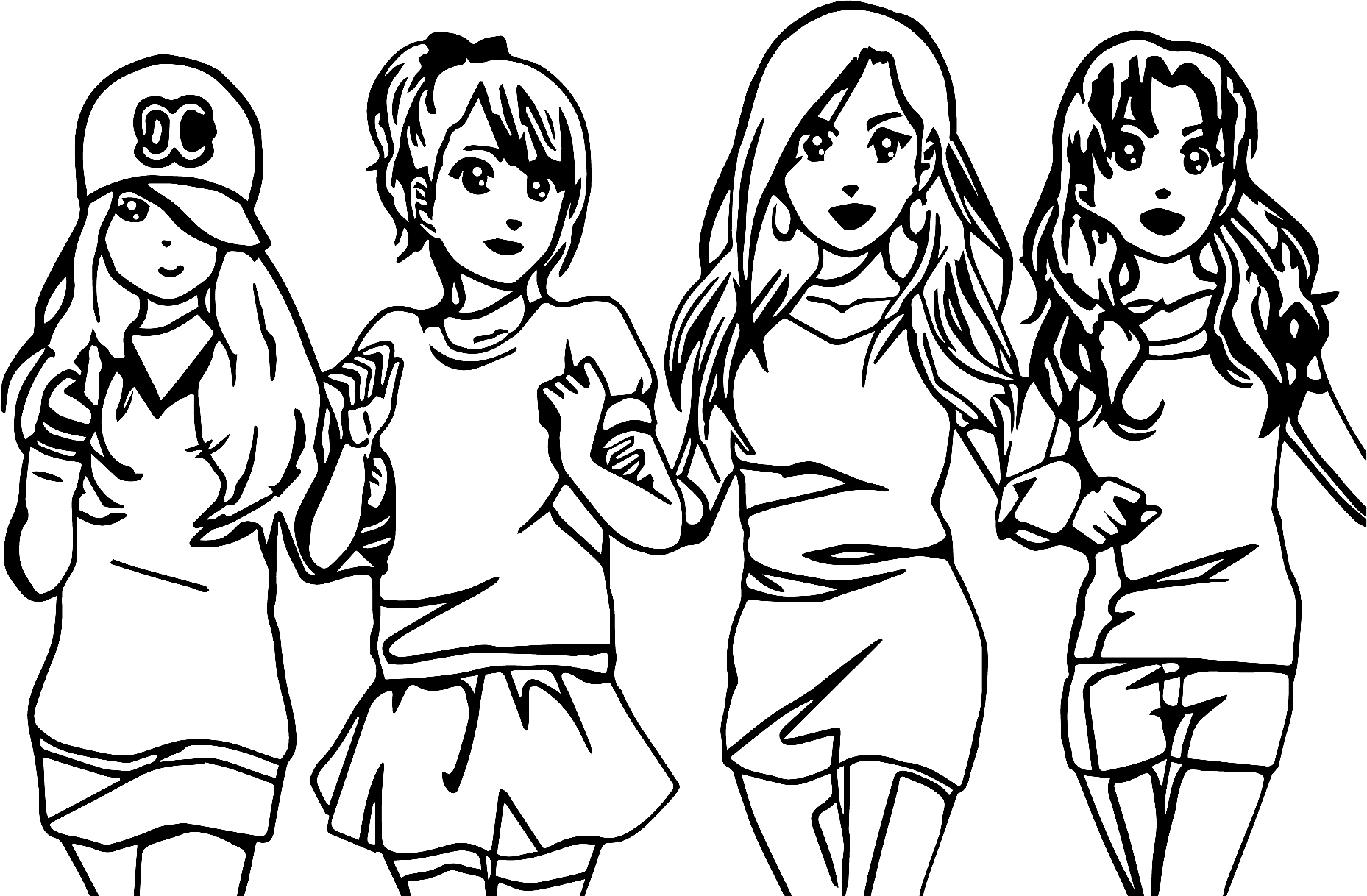 BFF Coloring Pages Free Printable Coloring Pages