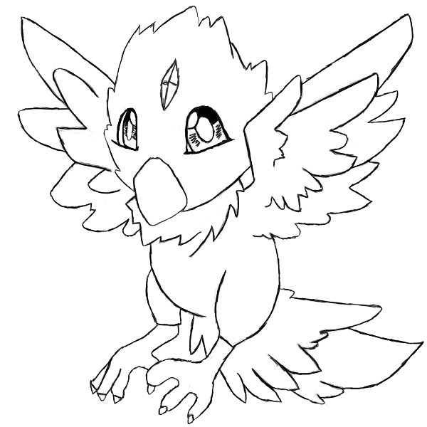 Baby Anivia Coloring Pages