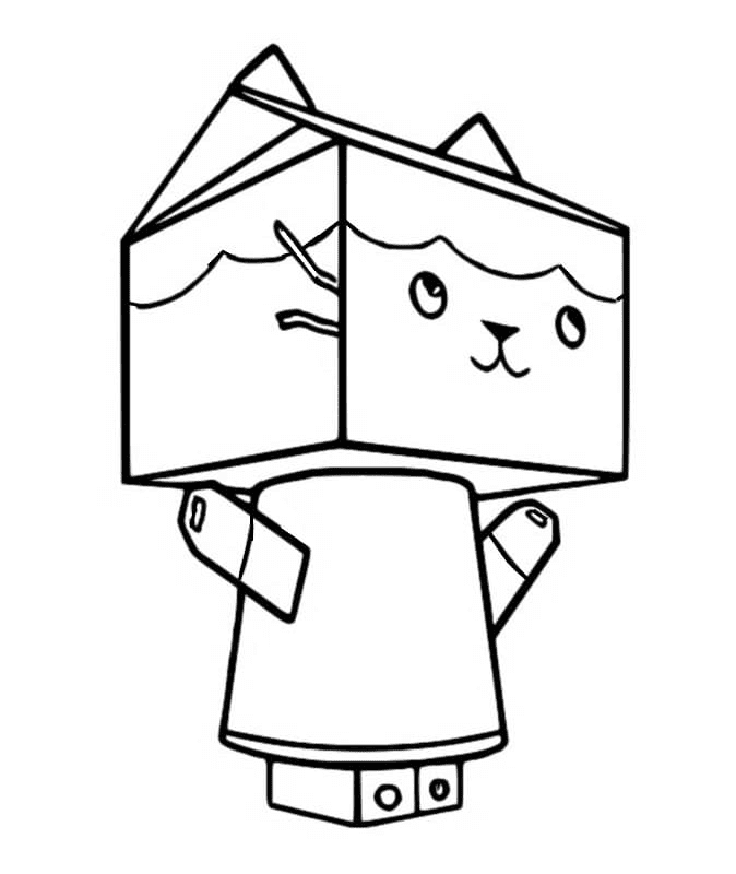 Baby Box From Gabby's Dollhouse Coloring Pages