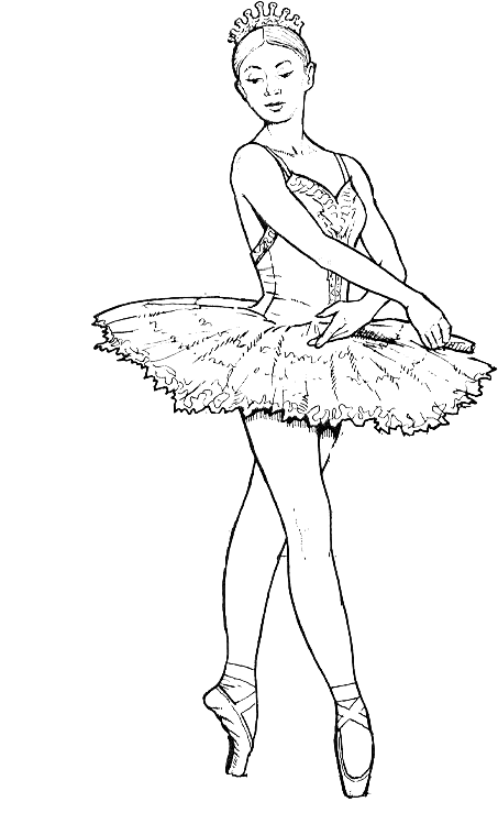 jazz dancing coloring pages