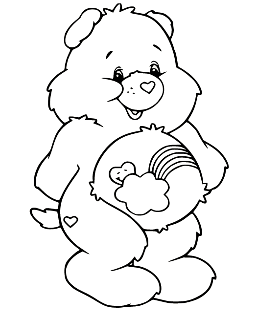 Urso Coração Envergonhado de Ursinhos Carinhosos